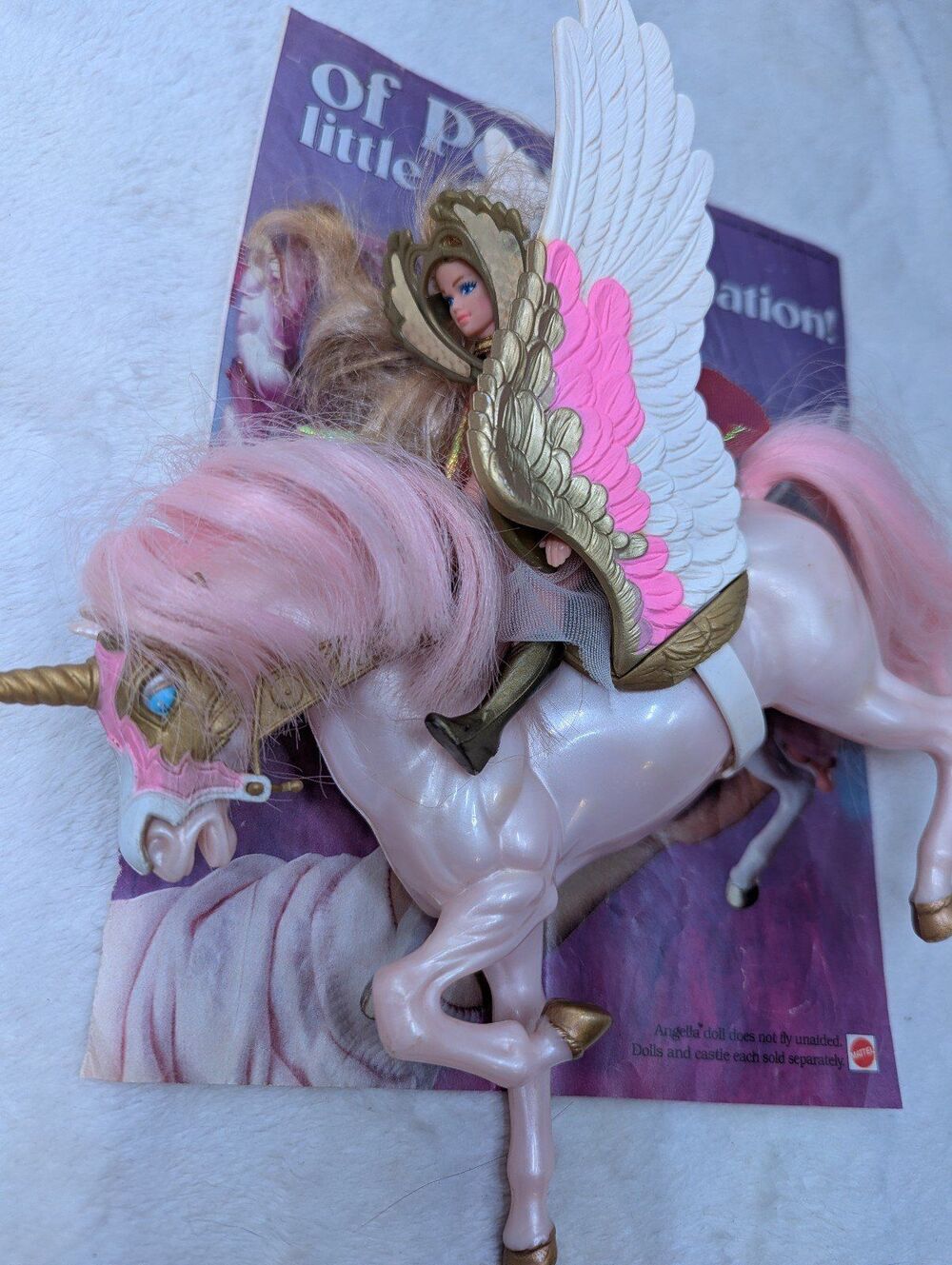 Vtg 80s Swift Wind Horse and She-Ra Princess of Power Mattel Action Figure Doll